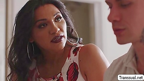 Latina Shemale Stepmom Licks And Barebacks Her Latina Shemale Stepmom Licks And Barebacks Her