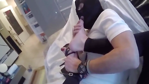 Hawt slutty jacuzziuker takes off her slave