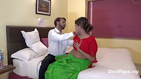 18 Year Old Indian Girl Fucked Hard On Her Interview Day By Her Office Boss
