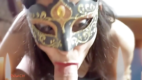 Sxwch Ii Positive Energy Masked Blowjob Sloppy Cum On Tits