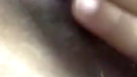 Girl rubbing her pussy