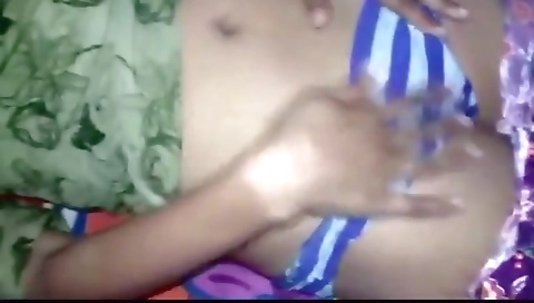 Indian woman shows body
