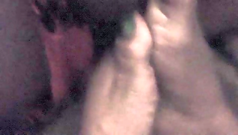 Indian ballbusting and footjob